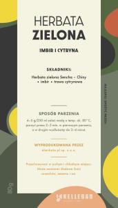 Herbata Zielona Imbir i Cytryna