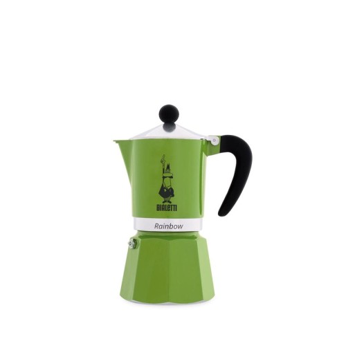 Zielona kawiarka Bialetti 3tz - Rainbow