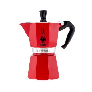 Kawiarka Bialetti Moka Express aluminiowa 6tz czerwona
